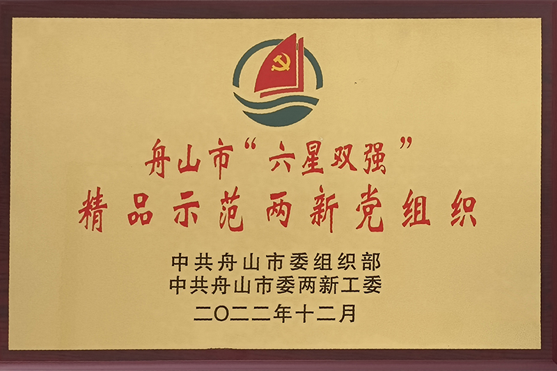 2022年12月舟山市“六星雙強”精品示范兩新黨組織